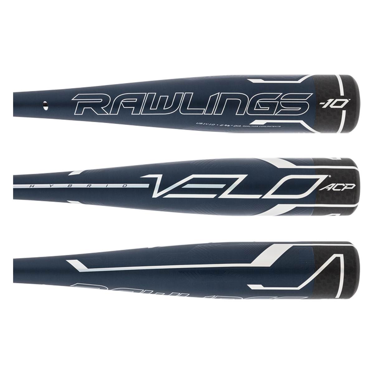 Rawlings VELO ACP 10 25/8" USA Baseball Bat (US1V10)