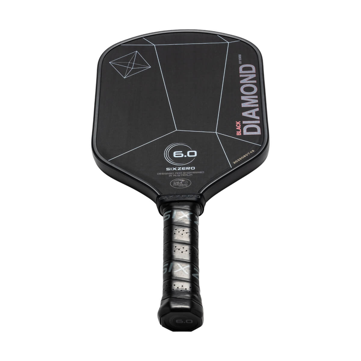 Six Zero Black Diamond Power 16mm Composite Pickleball Paddle: Image #438084