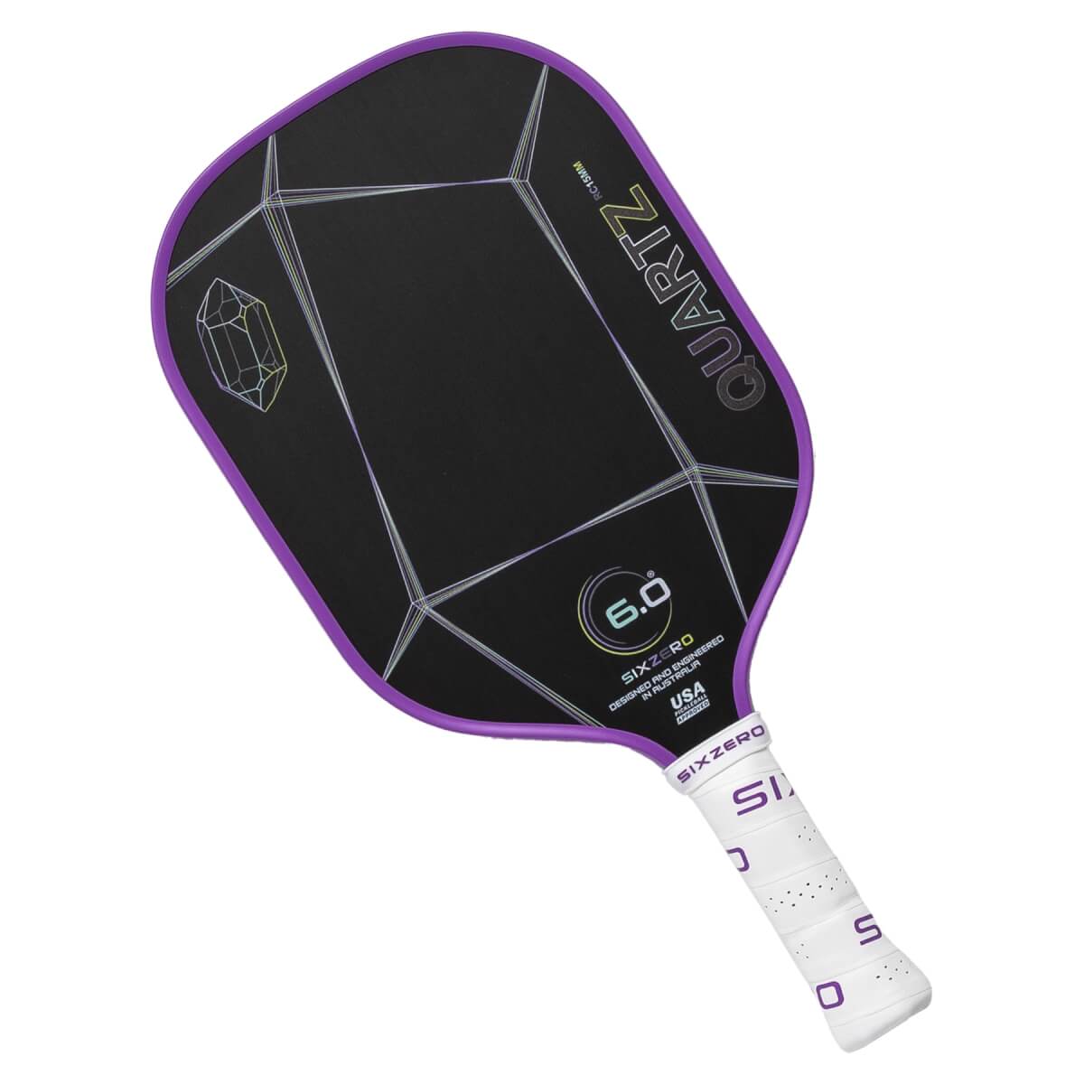 Six Zero Quartz 15mm Carbon Fiber Pickleball Paddle: Image #445746