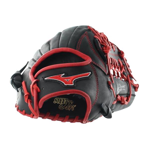 Mizuno MVP Prime SE 12.75" Baseball Glove: GMVP1275PSE6 Black / Red: Image #314922