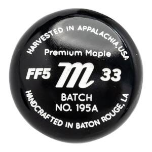 Marucci Freddie Freeman Pro Maple Wood Baseball Bat: MVE3FREEMAN5-BK: Image #426385