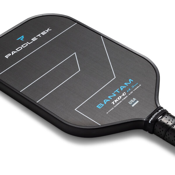 Paddletek Bantam TKO-C 14.3mm Carbon Fiber Pickleball Paddle: Image #442893