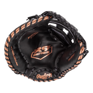 Rawlings R9 12.5" Fastpitch Softball First Base Mitt: RR9SBFBM-17B: Image #447622