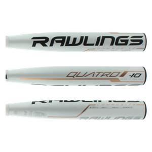 Batte De Softball Rawlings Quatro Fast Pitch FP7Q10 33/23 – 23 Oz, 33 Pouces – Occasion
