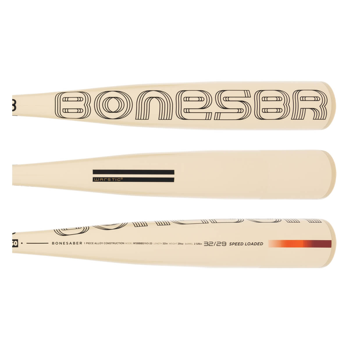 Warstic Bonesaber BBCOR Baseball Bat: MBBSR23WH3: Image #427803