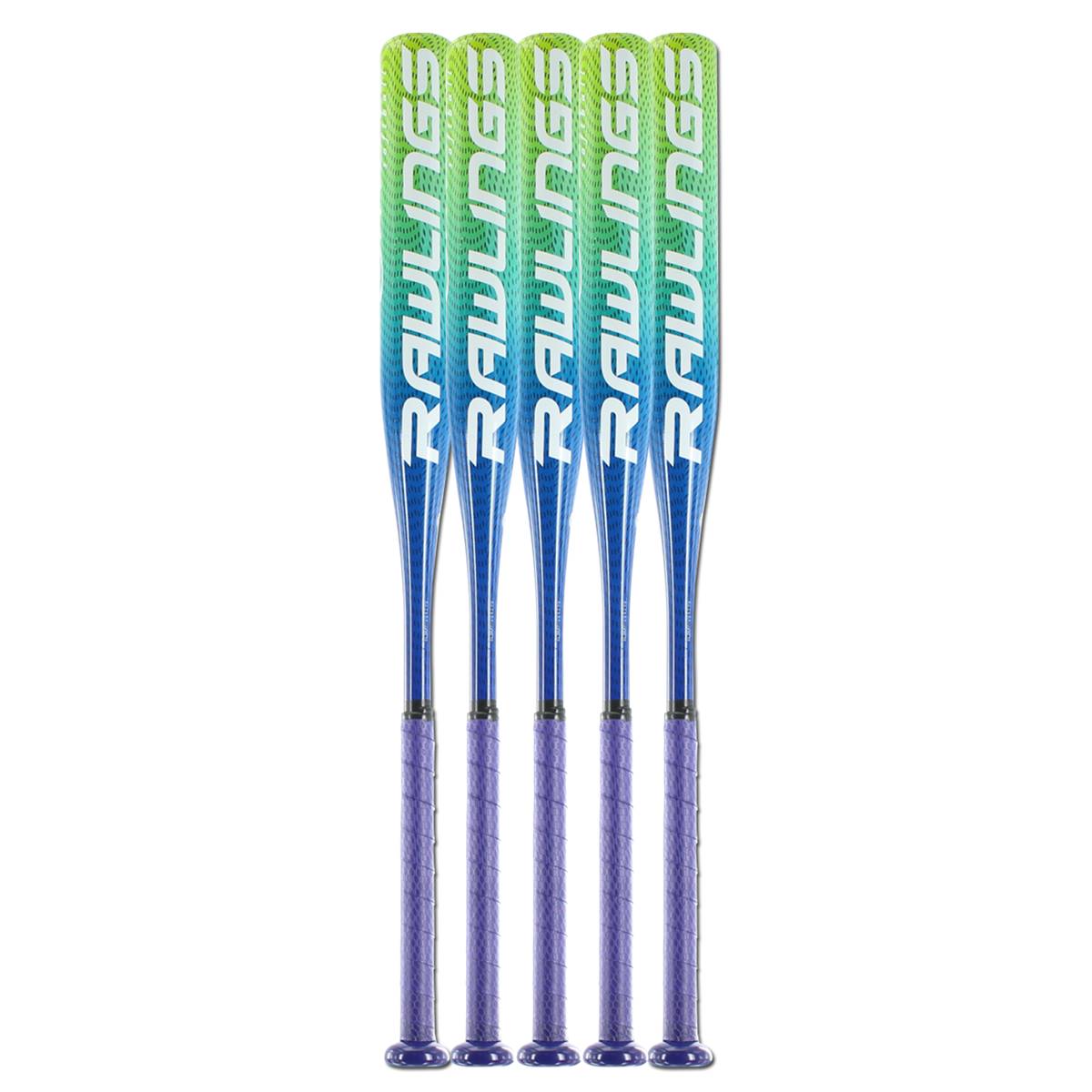 Bat Pack Rawlings Ombre 11 Fastpitch Softball Bats FP7OM11 5Pack