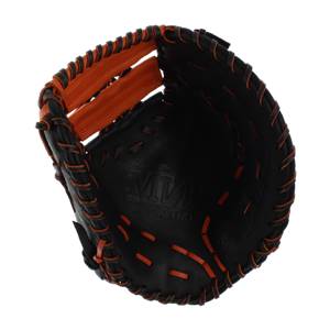 Mizuno MVP Prime SE First Base Mitt: GXF50PSE4- Black/Orange: Image #309228