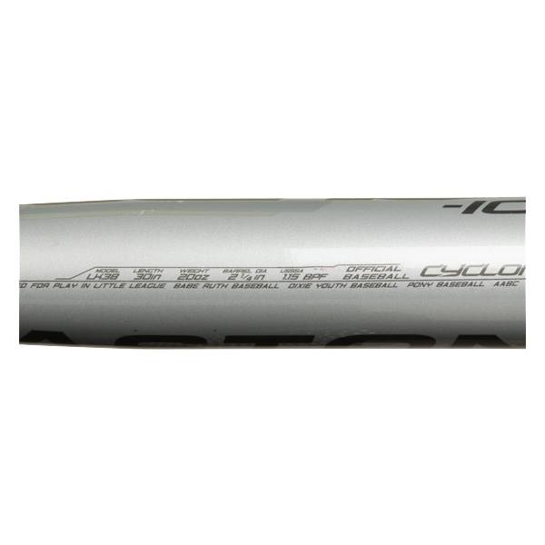 Easton Cyclone 10 2 1/4" Youth Baseball Bat LK38