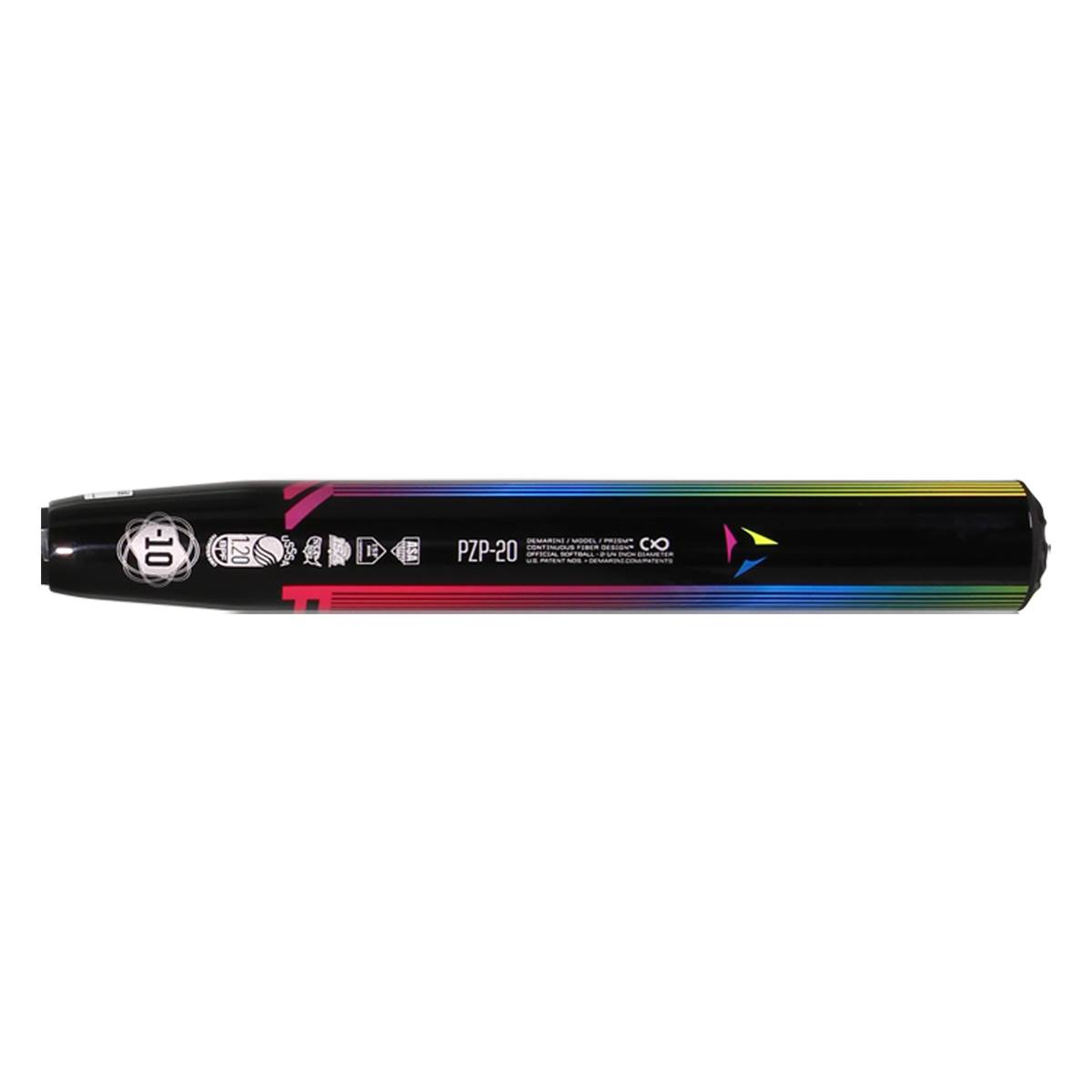 Wilson Demarini FP Prism+ (-10) Batte Fastpitch 83,8 cm Chauve-Souris pour Femmes, Noir
