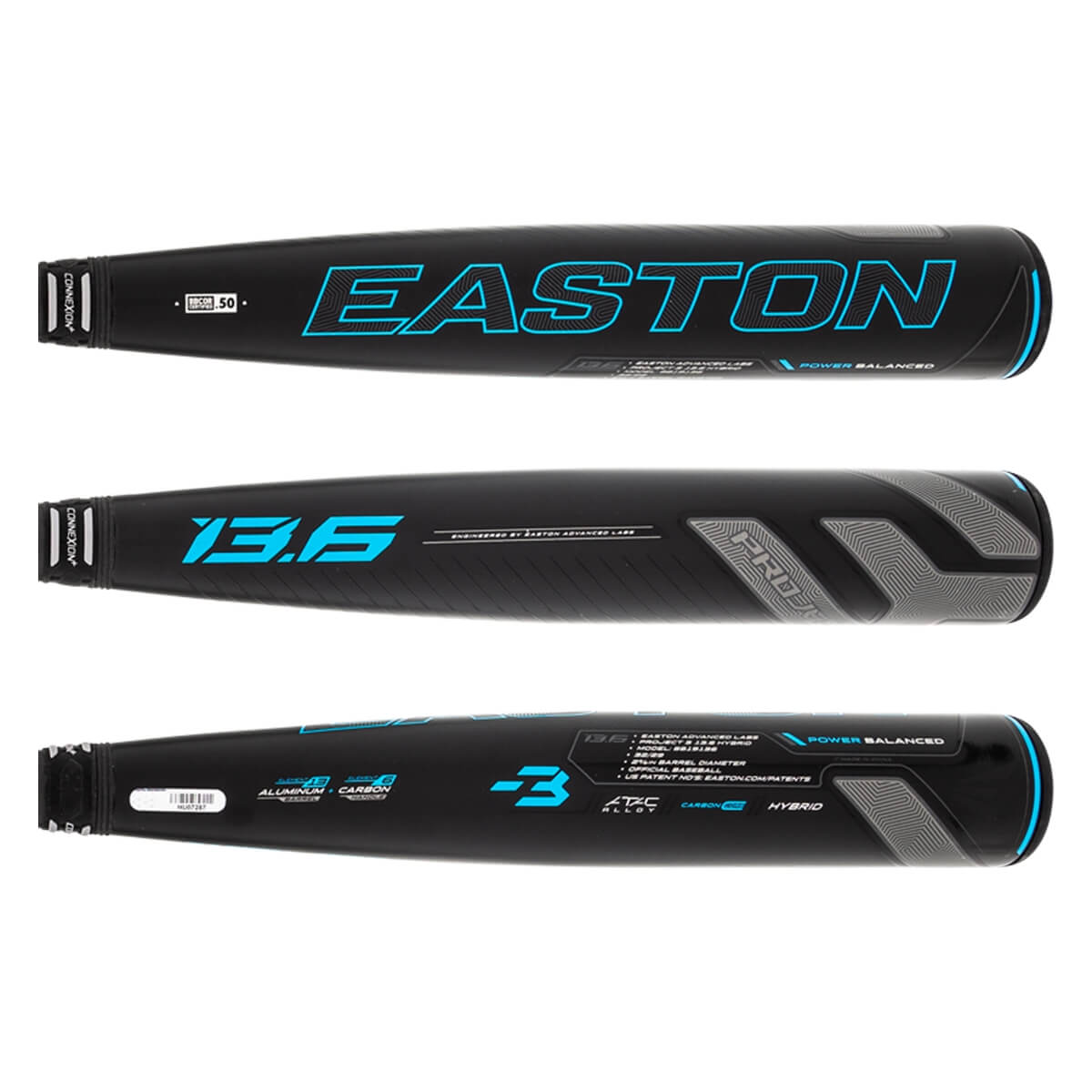 Easton Project 3 13.6 2 5/8" Hybrid BBCOR Baseball Bat (BB19136