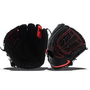 Nike MVP Prospect Black/Red Baseball Glove: BF1726 Youth: Image #308431