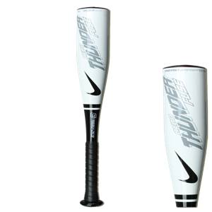Nike Aero Thunder Fuse BBCOR Baseball Bat: BBATF White | JustBats.com