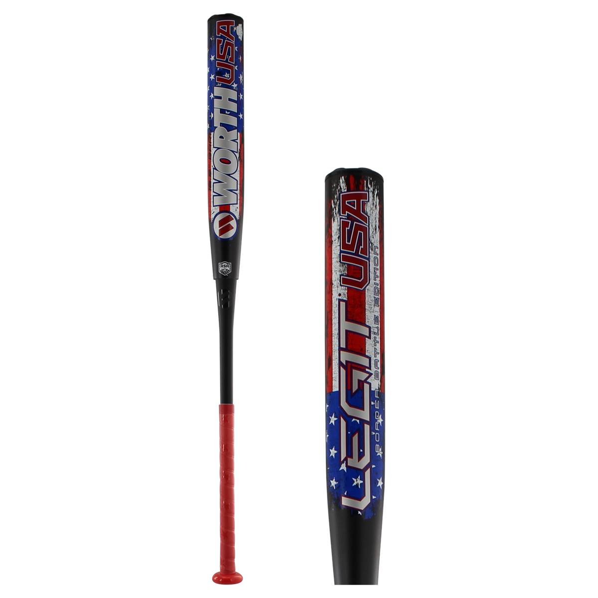 Worth Legit USA 12.5" XL ASA Slow Pitch Softball Bat WBBL4A
