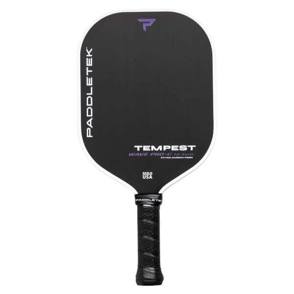 Paddletek Tempest Wave Pro-C 14.3mm Carbon Fiber Pickleball Paddle: Image #442924