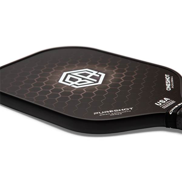 Oneshot Pureshot Middleweight Carbon Fiber Brian Ashworth Pickleball Paddle : Image #403129