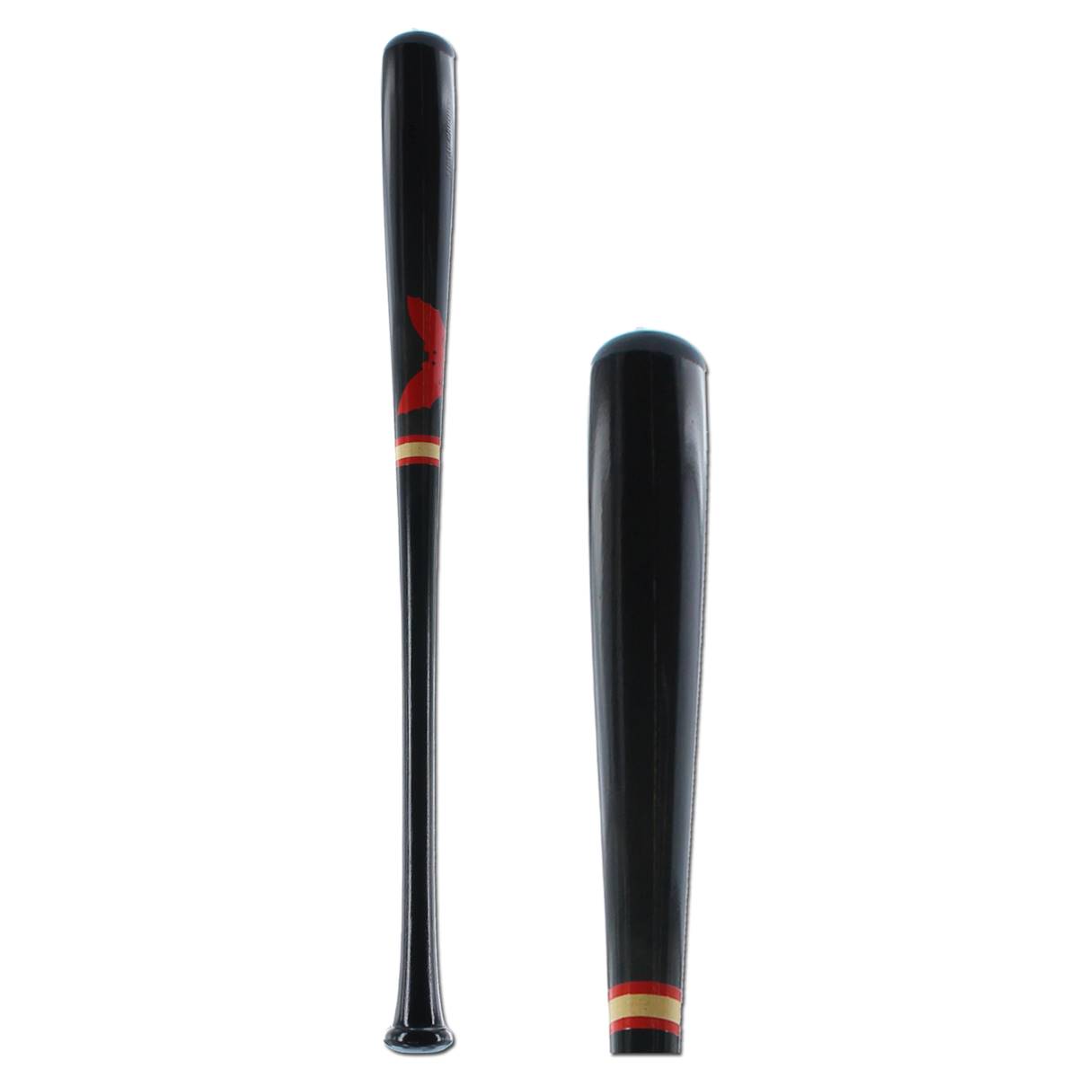 Sam Bat 3 2 1/2" Maple Wood Baseball Bat SAM1 Black / Grey / Red