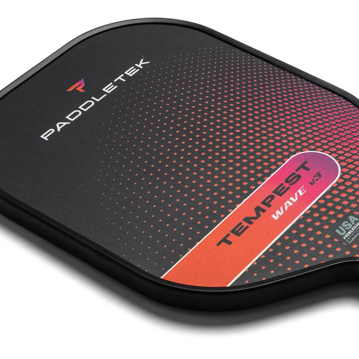 Paddletek Tempest Wave V3 Carbon Fiber Pickleball Paddle: Image #436268