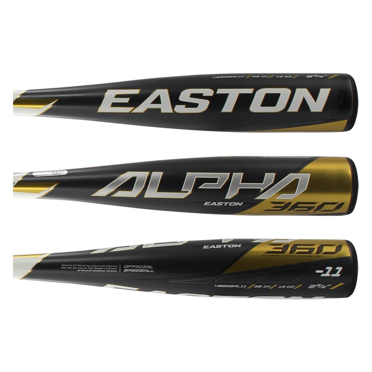 Easton Alpha 360 11 USA Baseball Bat YBB20AL11
