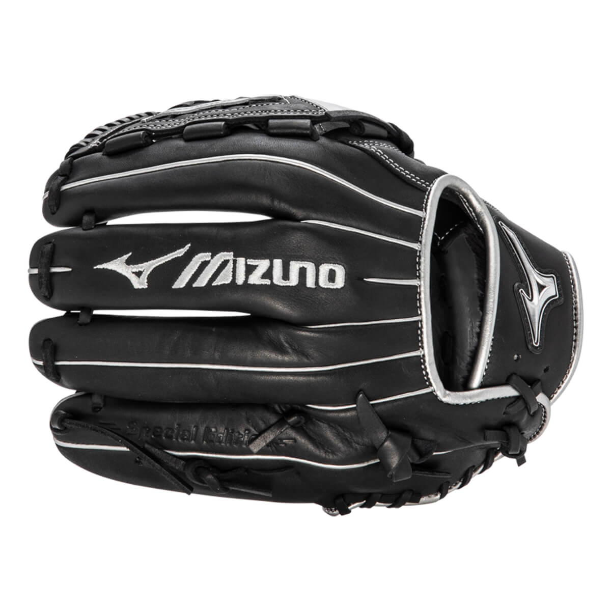Mizuno MVP Prime SE 12'' Baseball Glove: GMVP1200PSE8 Black/Silver: Image #417949