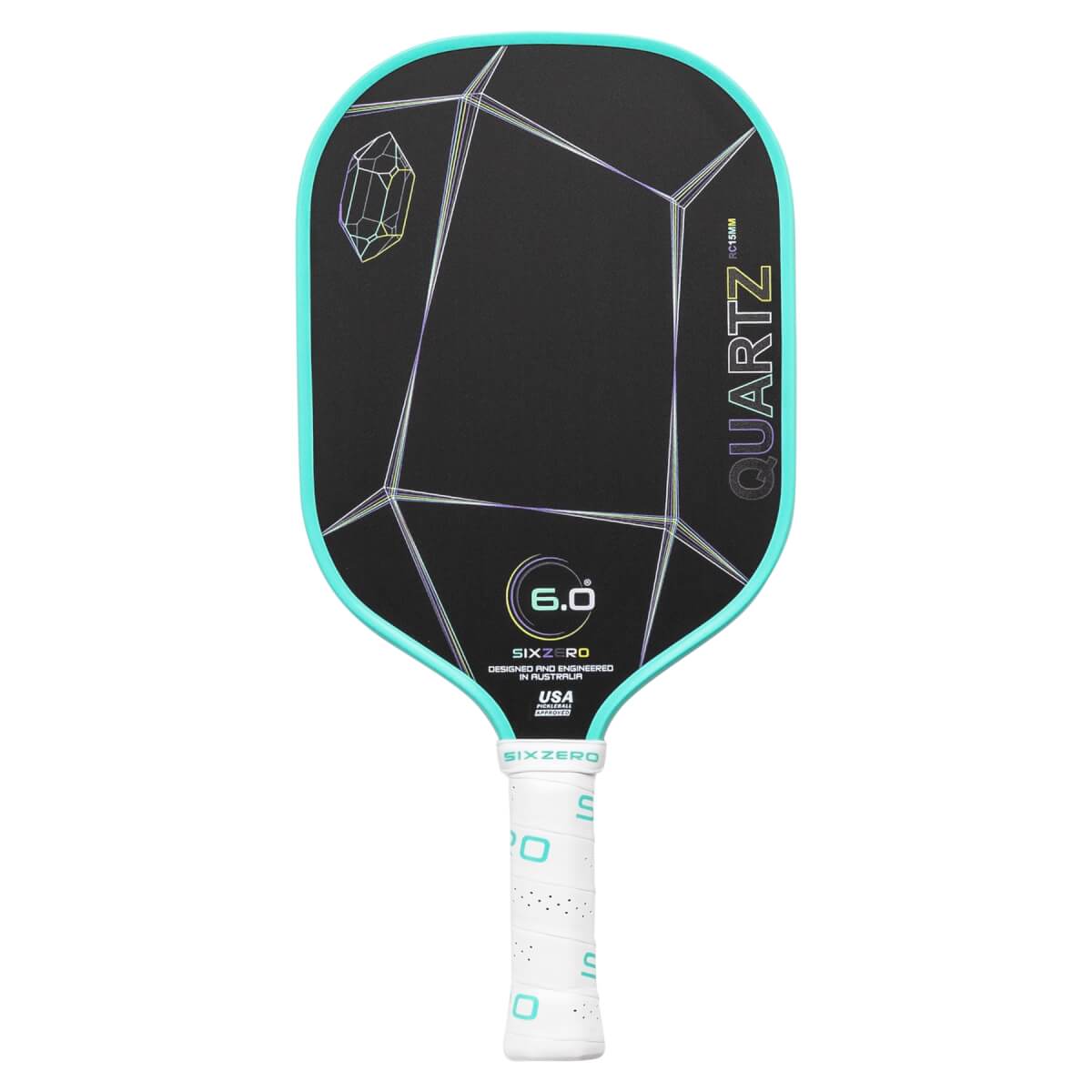 Six Zero Quartz 15mm Carbon Fiber Pickleball Paddle: Image #446484