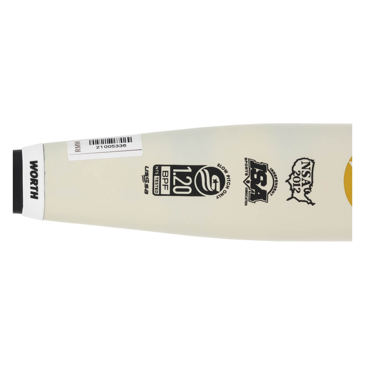 Worth Supercell Gold 13.25" XL USSSA Slow Pitch Softball Bat (WSG22U