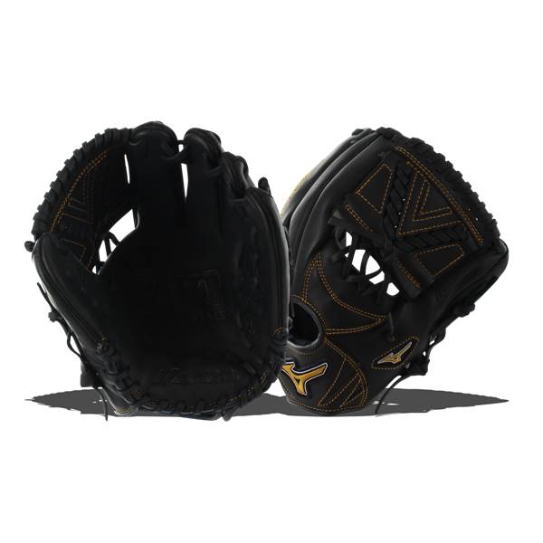 Mizuno ブラックレザーグローブ ゴールドロゴ a3e4-06-18-25092_m.jpg