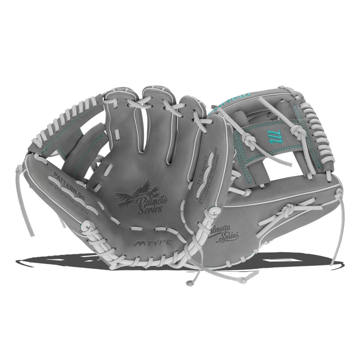 Marucci Palmetto 11.75" Fastpitch Softball Glove: MFG3PL44A2FP-GY: Image #445280