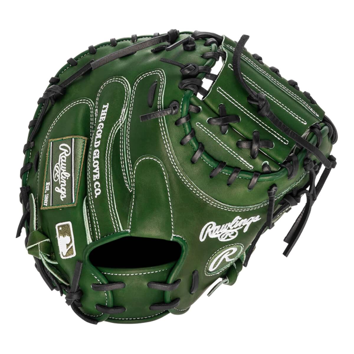 Rawlings Heart of the Hide Military Green 34" Baseball Catcher's Mitt: PROCM41MG: Image #437773