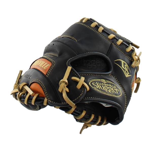 Louisville Slugger Omaha Series 5 Orange/Black Baseball Glove: FGS5OR6-CTM1 Catcher's Mitt: Image #308151