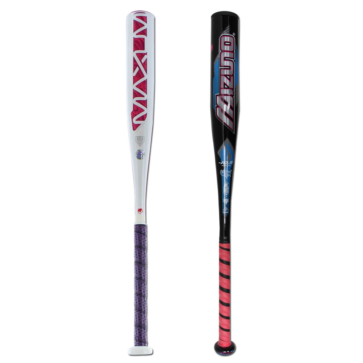 Bat Pack COMBAT MAXUM 14 and Mizuno Finch 10.5 Fastpitch Softball