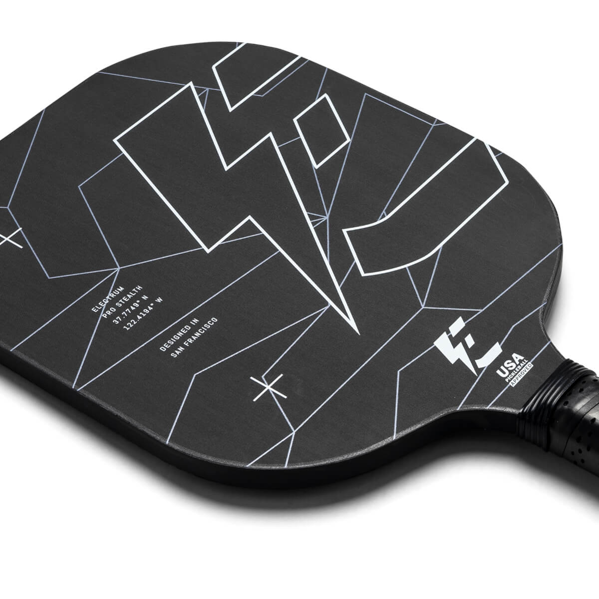 Electrum Pro Stealth Carbon Fiber Pickleball Paddle: Image #439732