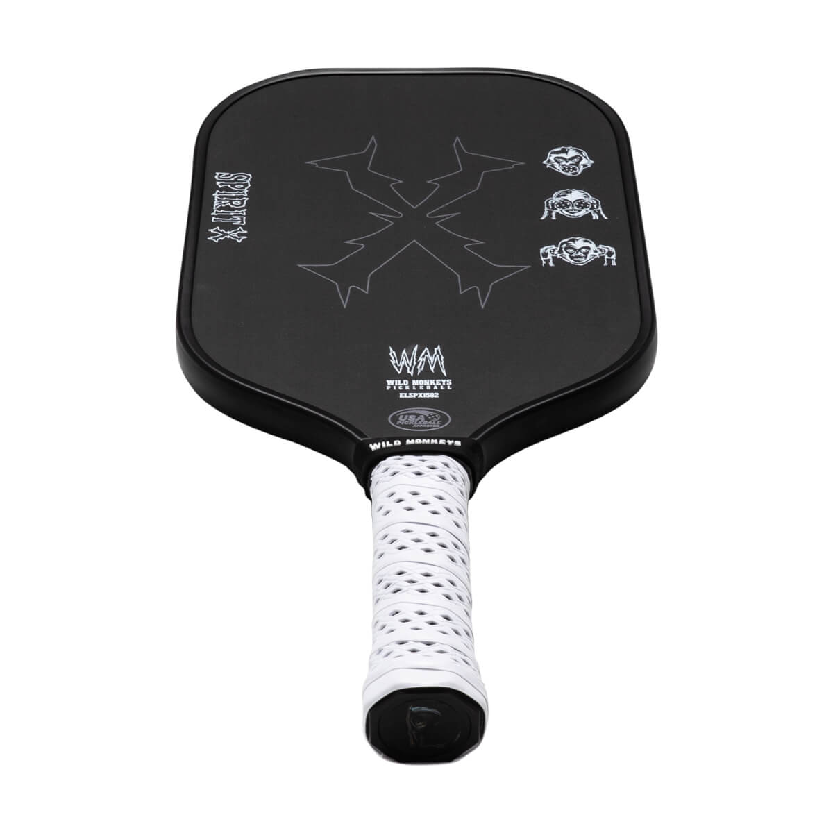 Wild Monkeys Spirit X Carbon Fiber Pickleball Paddle: Image #454701