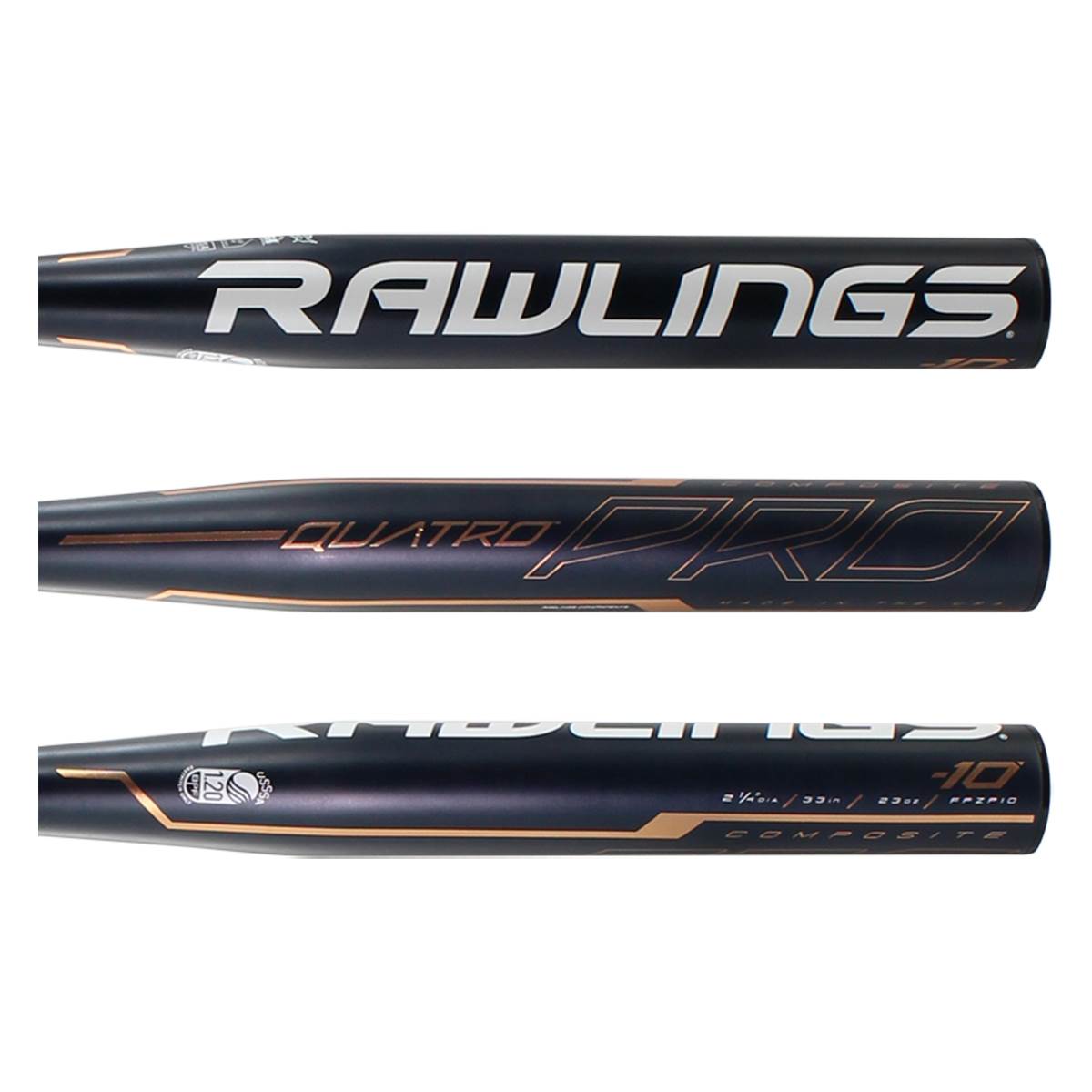 Rawlings Quatro Pro -10 Fastpitch Softball Bat (FPZP10) | JustBats.com