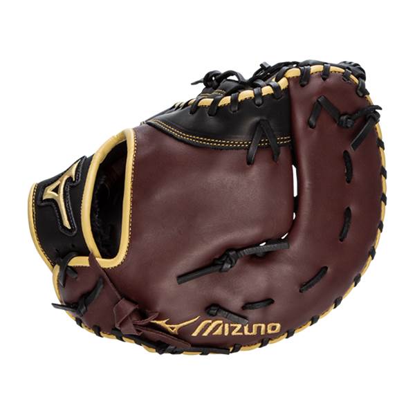 Mizuno MVP Prime 12.5'' First Base Mitt: GXF50B3BC Black/Cherry: Image #406986