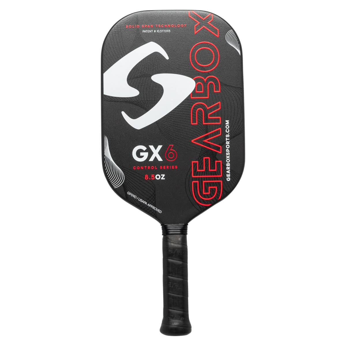 Gearbox GX6 Control Heavyweight Carbon Fiber Pickleball Paddle: Image #424030
