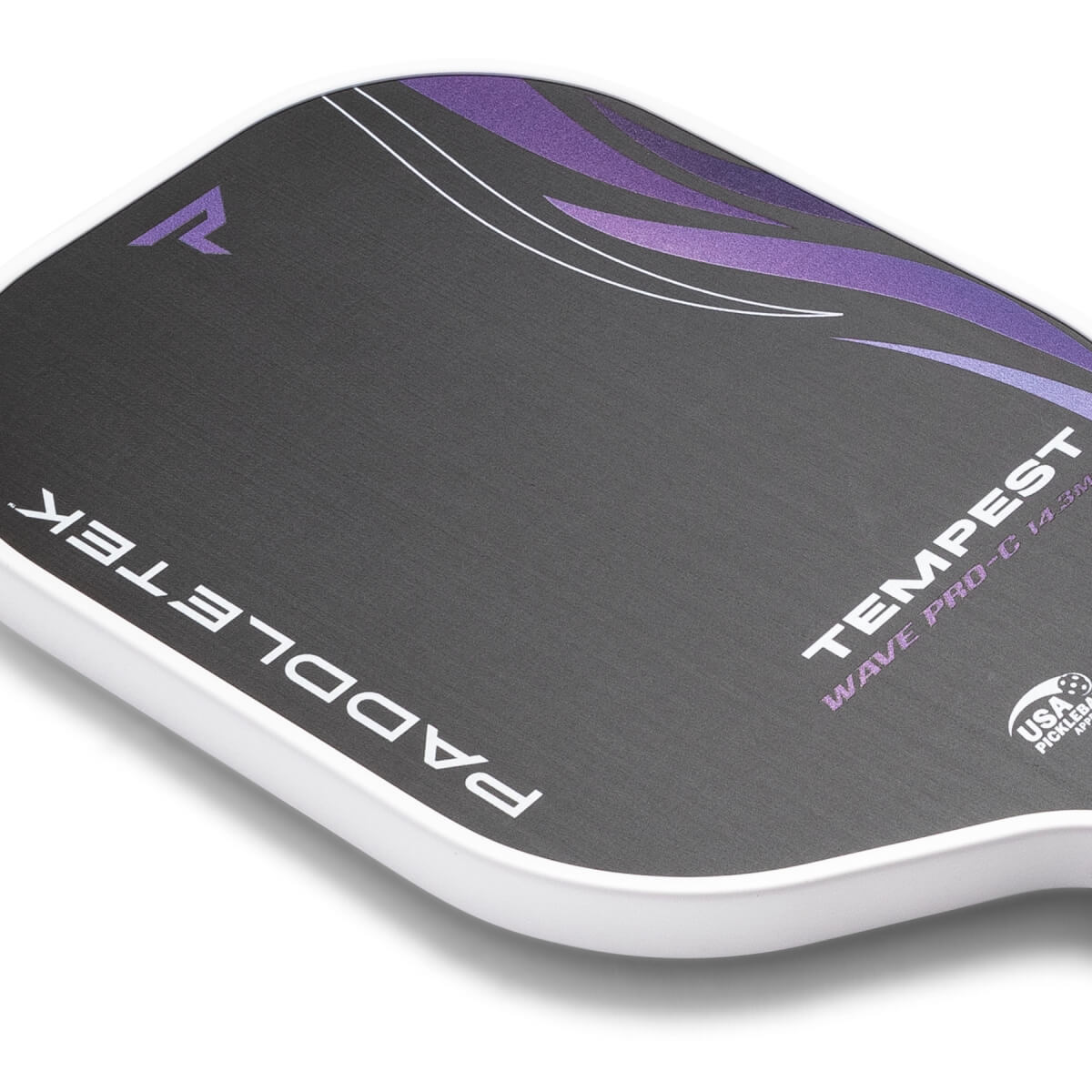 Paddletek Tempest Wave Pro-C 14.3mm Carbon Fiber Pickleball Paddle: Image #442927