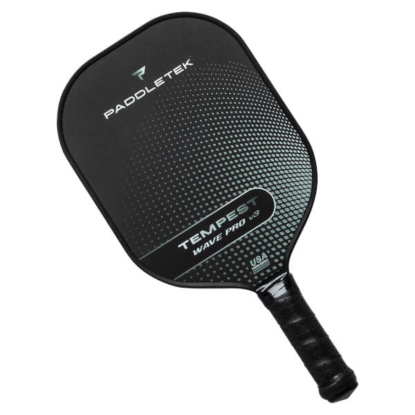 Paddletek Tempest Wave Pro V3 Middleweight Carbon Fiber Pickleball Paddle: Image #436227