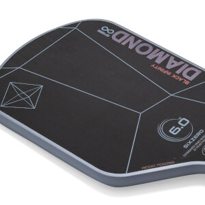 Six Zero Infinity Edgless Black Diamond Power Composite Pickleball Paddle: Image #442374
