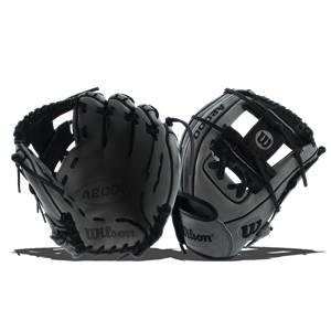 Wilson A2000 Limited Edition Baseball Glove: A2000BBDP15GM Grey/Black: Image #301356