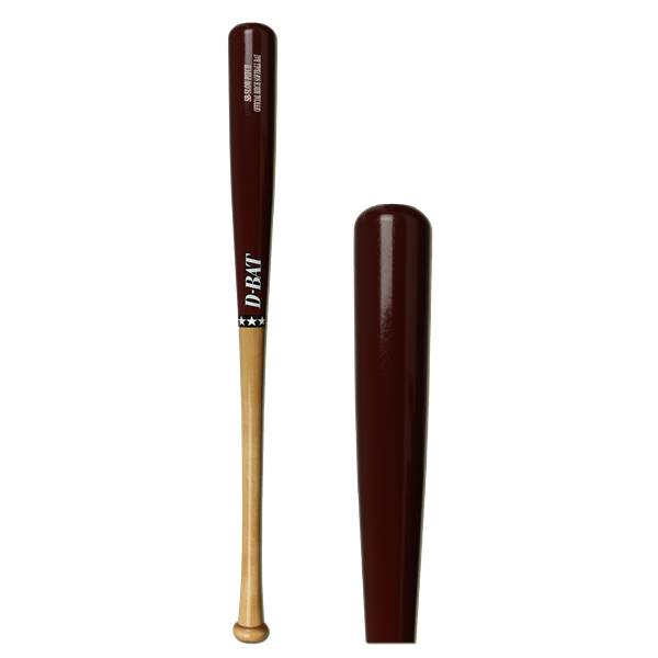 DBAT Birch Wood Slow Pitch Softball Bat SBSP Natural/Maroon