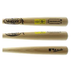 Louisville Slugger -5 Pro Stock Light Ash T141 Black/Natural Wood