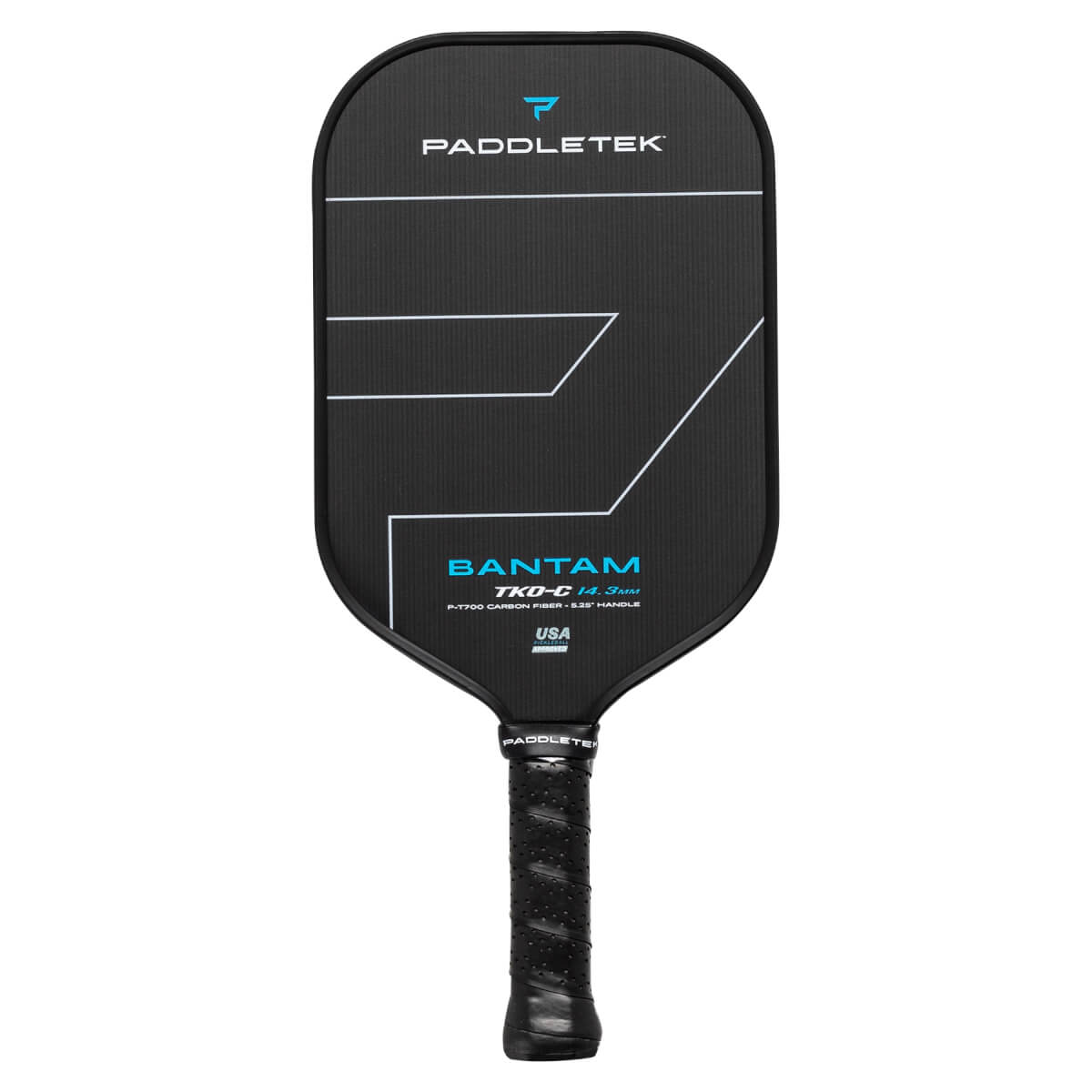 Paddletek Bantam TKO-C 14.3mm Carbon Fiber Pickleball Paddle: Image #442889