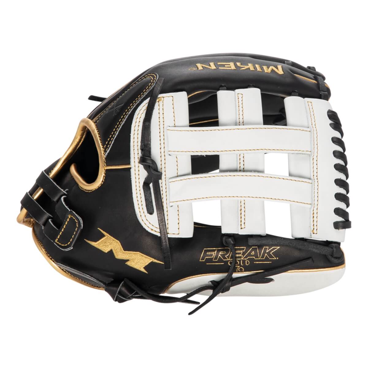 Miken Pro Series Freak Gold 13" Slow Pitch Softball Glove: PRO130-BWG: Image #421294