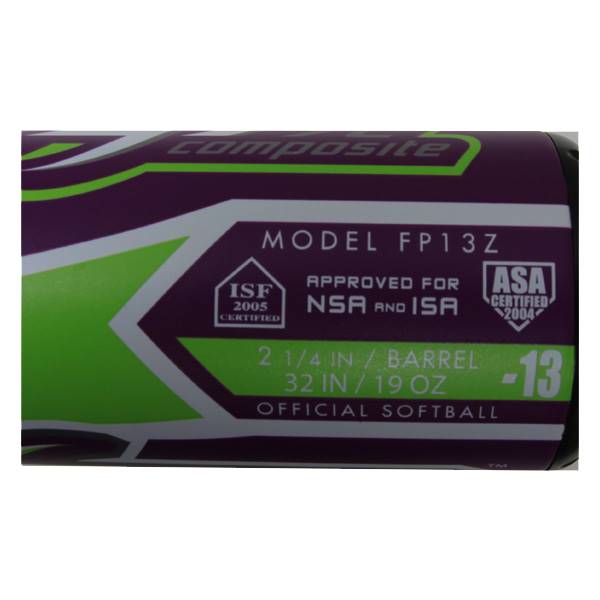 Louisville Slugger TPS Zephyr 13 2 1/4" Fastpitch Softball Bat FP13Z