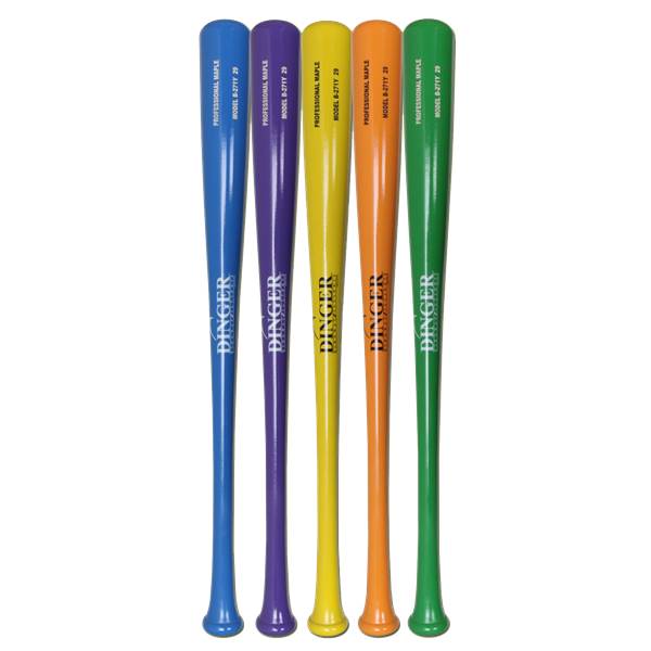 Dinger Bats Pro Maple Wood Youth Baseball Bat B271Y COLOR 29 Inch