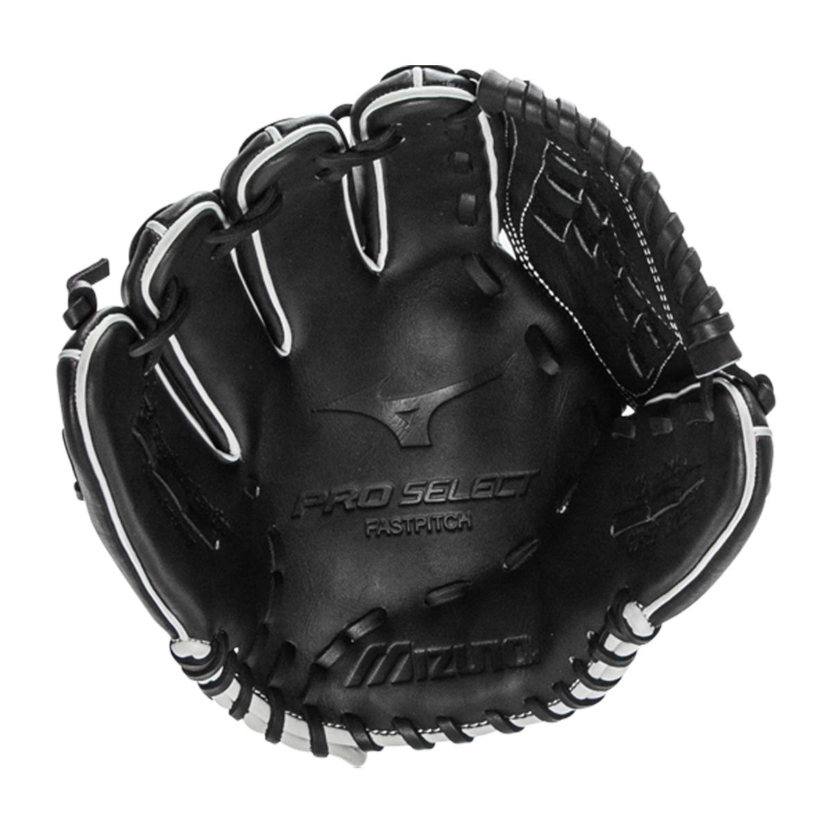 Mizuno Pro Select 12" Fastpitch Softball Glove: GPSF1200BK: Image #410169