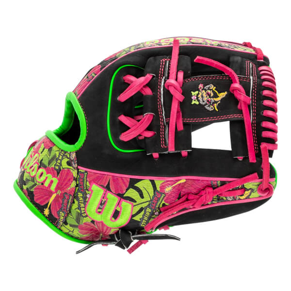 Wilson A2000 1786 Party Animals Hawaiian 11.5" Baseball Glove: WBW102221115: Image #454193