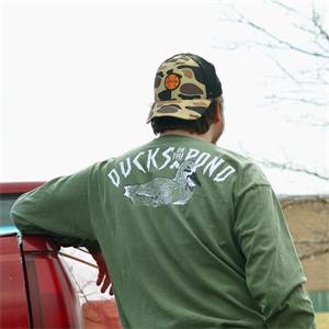 Ducks on the pond baseball shirt Clearance