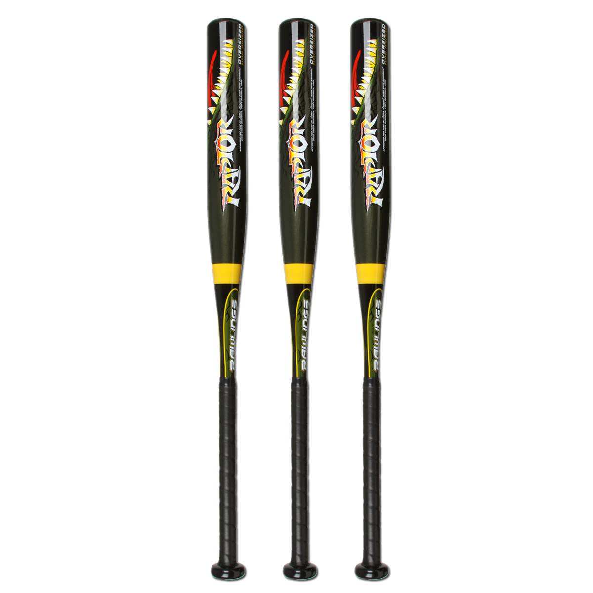 Bat Pack Rawlings Raptor Youth Baseball Bat YBRAP5 3Pack