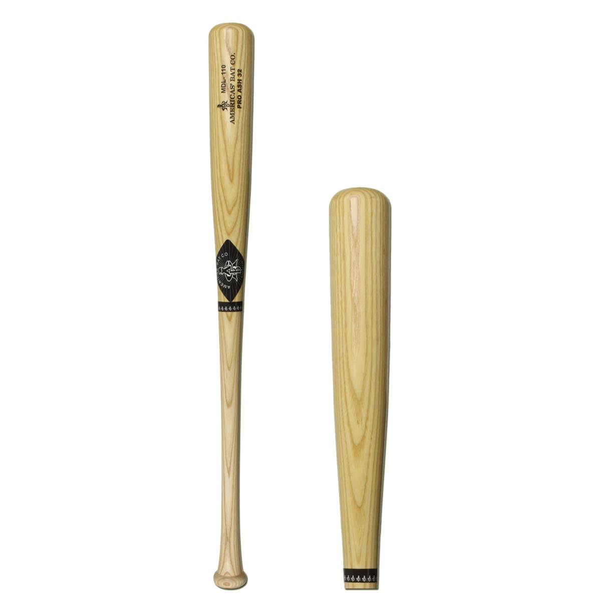 Americas Bat Co. Ash Wood Baseball Bat MDL110 Adult